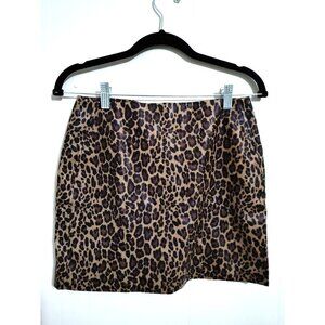 PIPER & JANE Leopard Cheetah Mini Skirt Size S
